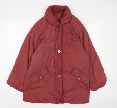 Four Seasons Damen Jacke Mantel rot Größe S Reißverschluss