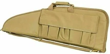 VISM Scoped Rifle Case 46" Tactical Rifle Range Bag Shooting Hunting TAN