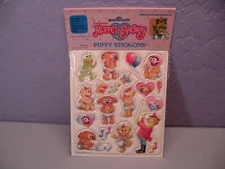 Vintage Jim Henson 1984 Muppet Babies Sticker Sheet Piggy Sealed Style 1 Kermit