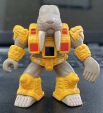 VINTAGE HASBRO 1987 BATTLE BEAST #37 WOLFGANG WALRUS WORKING RUB FIRE WHITE TUSK