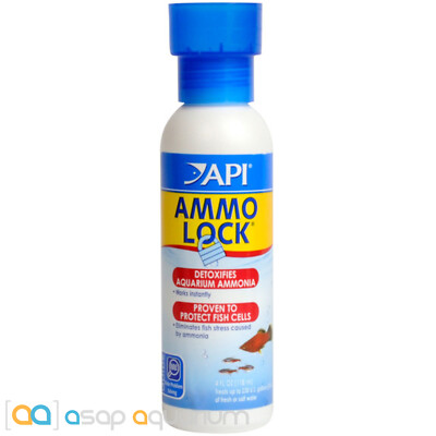API Ammo Lock 4oz. Fast Ammonia & Chlorine Detox Freshwater & Marine Aquariums