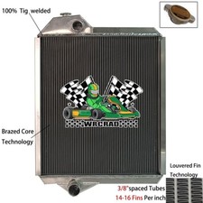 Oem# Re46314 Tractor Radiator Fit John Deere 4560 4660 4755 4760 4955 4960 2-row