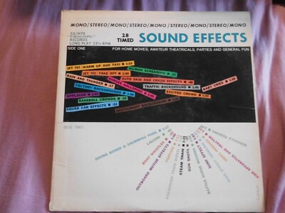 No Artist (1743) 28 Timed Sound Effects  1970 Realistic    50-1970 US-Pressung