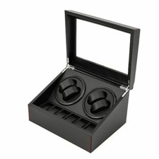 4 6 Automatic Rotation Watch Winder Box Storage Case Self Winding Display Box