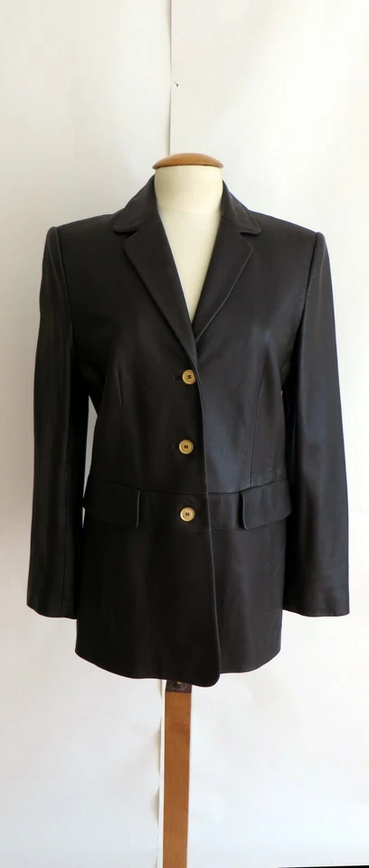 Original MCM Lederjacke - Vintage - Farbe: Braun - Gr. 40  - Bild 1 von 4