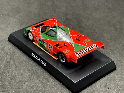 Kyosho 1/64 Mazda collection 787B orange/green #55 Diecast car