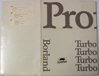 RARITÄT - Borland ProfiPack - DOS - Deutsch - 5¼ 