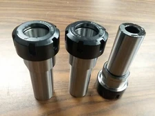 3pcs ER32 COLLET CHUCKS 1-1/4"X2"  STRAIGHT SHANK stub #ER32-CK114-2- new