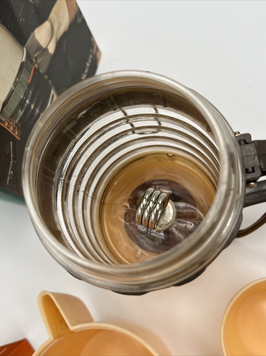 Cafetière Voiture Vintage - 12V - Années 70 - NEUVE - Pour Camping Car, Bateau, Camion