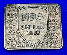 Nra 2 Million Club Member National Rifle Assn Of America Gun Rights Belt Buckle