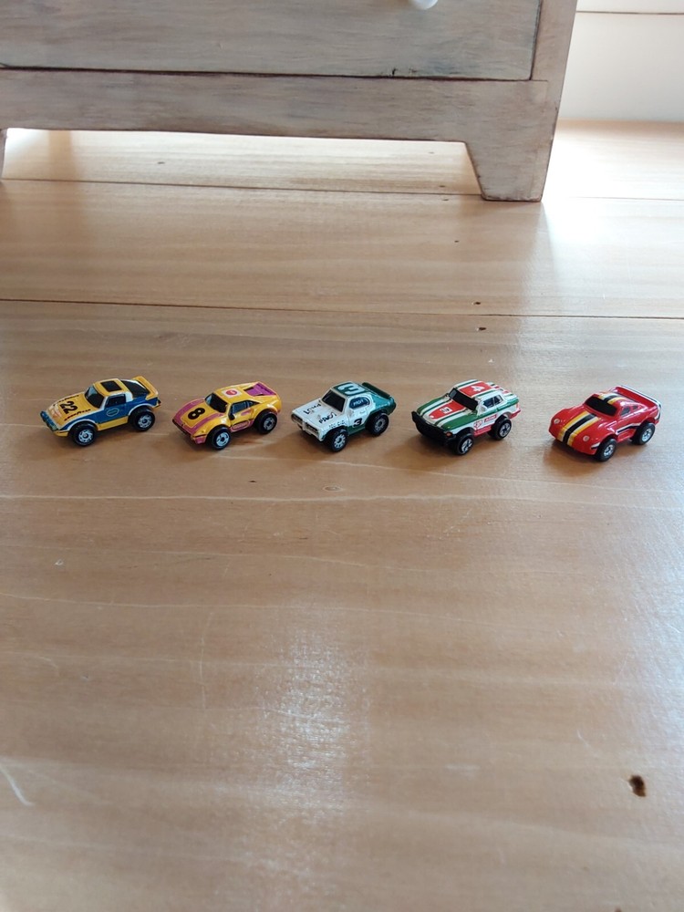 Vintage Galoob Micro Machines Lot Of 5 Racing Cars Mazda Mercedes Ferrari...