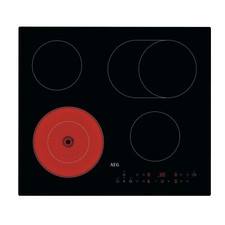 AEG 3000 Series 60cm 4 Zone Ceramic Hob with Expandable Zone HRX64360C