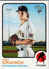 2022 Topps Heritage #392 Max Kranick RC Pittsburgh Pirates