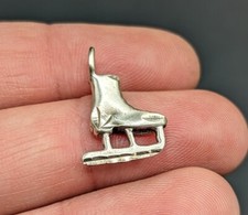 Sterling Silver Ice Skating Skate Shoe Cute Little Dainty 925 Charm Pendant