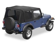 Ricambio capote softtop senza aste nera Bestop Jeep Wrangler YJ 88-95