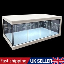 1:64 Scale Diorama Car Garage Model LED Lighting City Parking Lot Scene Model UK