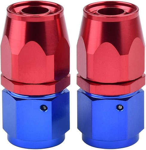 6AN 8AN 10AN Swivel Hose End Fitting 0/45/90/180° for Braided CPE Fuel Line 2PCS - Picture 27 of 61