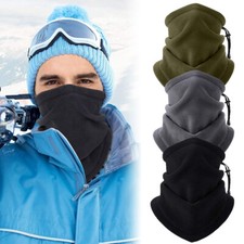 Winter Neck Warmer Gaiter Windproof Face Mask Half Balaclava for Outdoor Sports