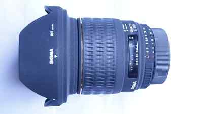 SIGMA NIKON FIT EX DG 20mm f/1.8 FX Objektiv + KAPPEN + HOOD + CASE 20mm 1.8