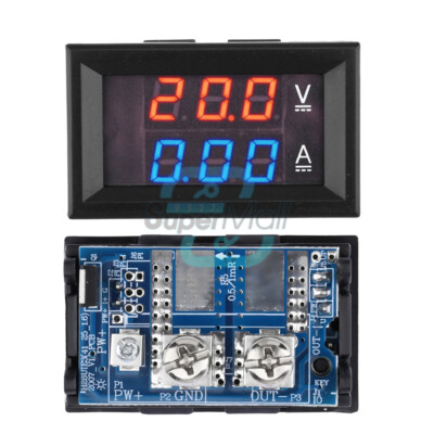 DC7-100V 20A 50A Digital Voltage Current Tester 0.28'' 3-Digit Dual LED Display