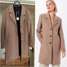 Selected Femme klassischer einreihiger Mantel Gr. UK 14 Wollmischung NEU mit Etikett
