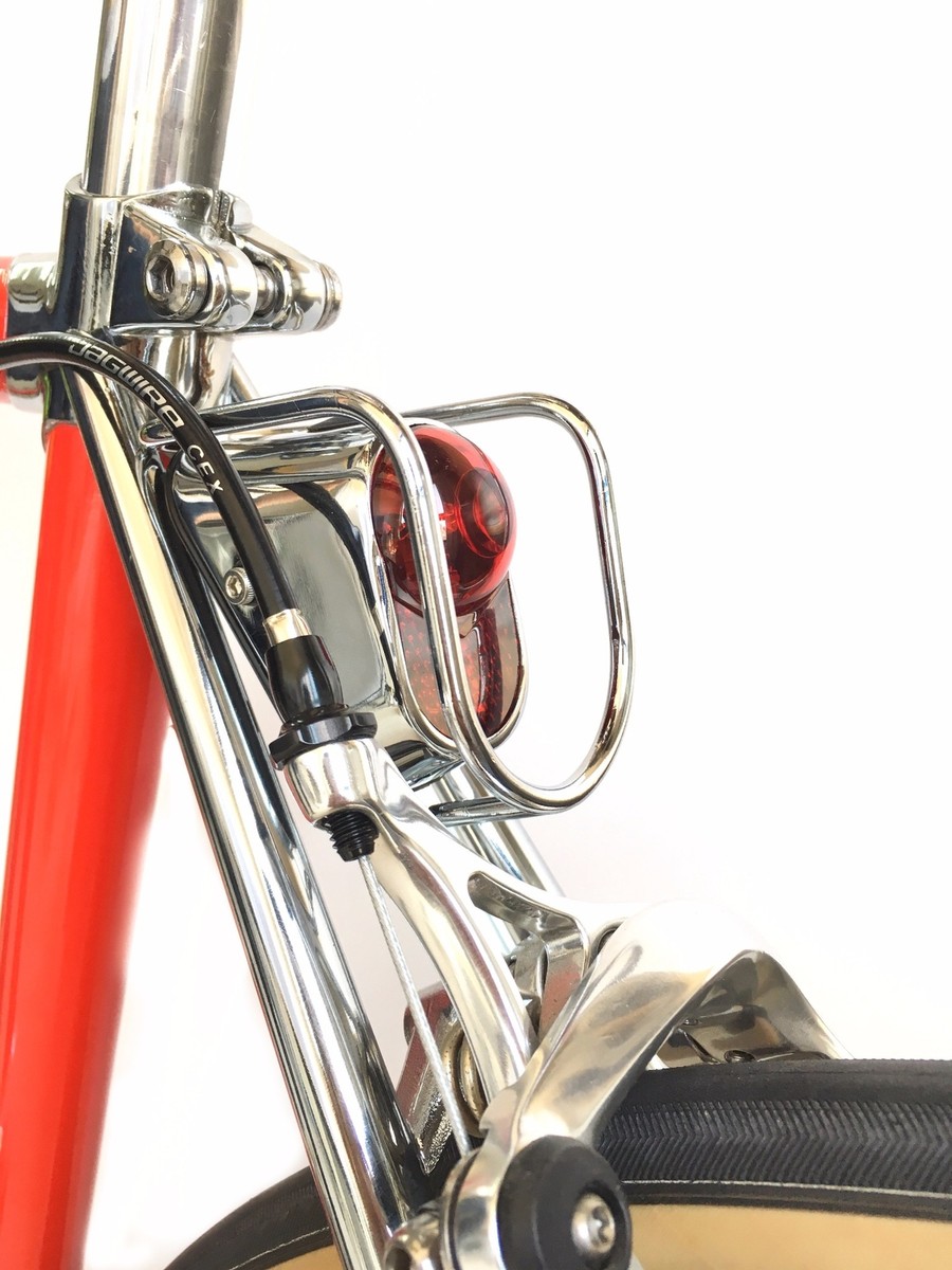 Fanale Acciaio City Bike Fanalino Posteriore LED Vintage Per Bici - Stile Classico In Acciaio, Per City Bike E Stradali Bici Da Strada - Foto 5