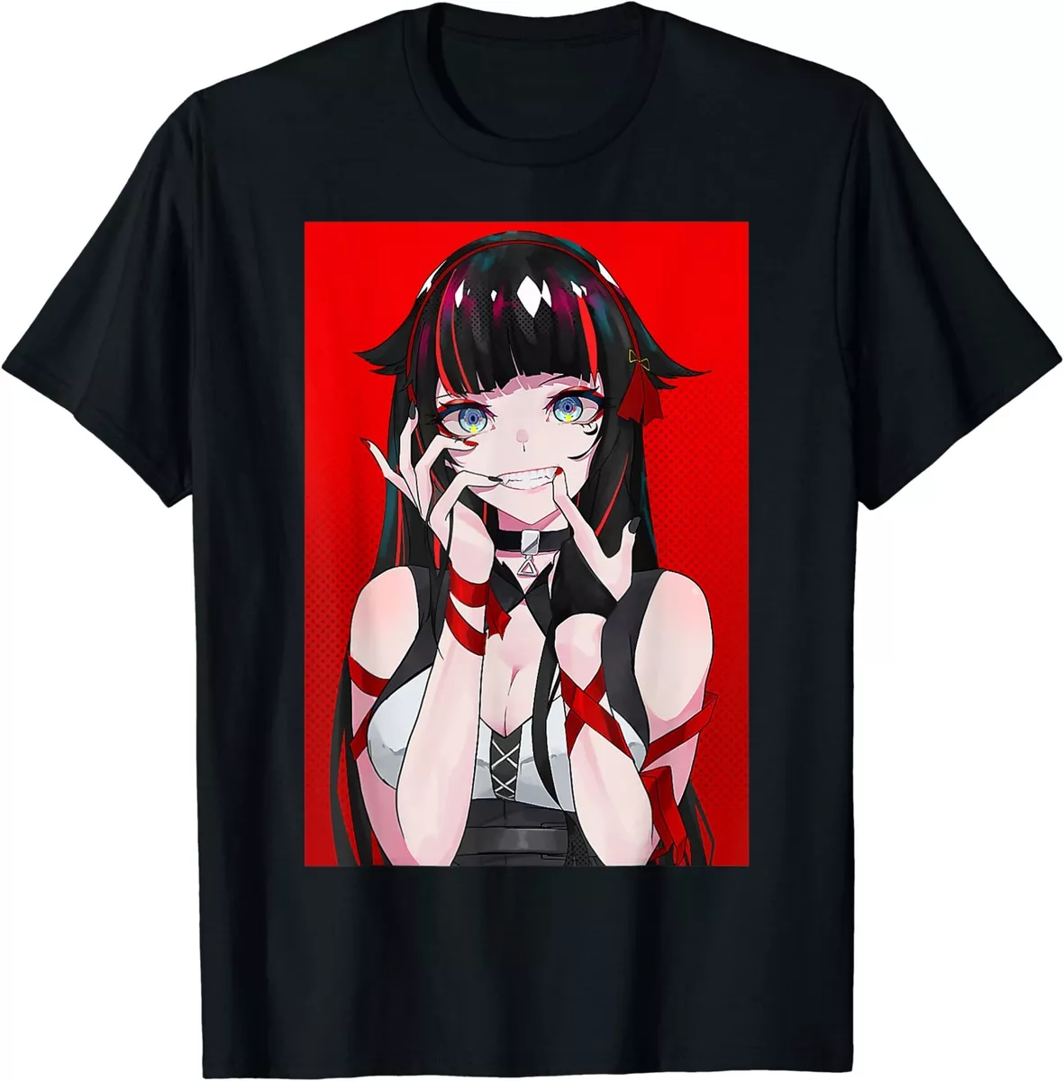 Red hotsell anime shirt