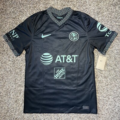 nike men's club america black pre match jersey