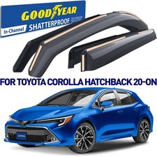 Side Window Deflectors Rain Guards for 2020-2027 Toyota Corolla Hatchback