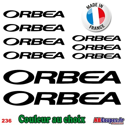 9 Aufkleber Orbea - Aufkleber Rahmen Fahrrad Mountainbike Montain - 236
