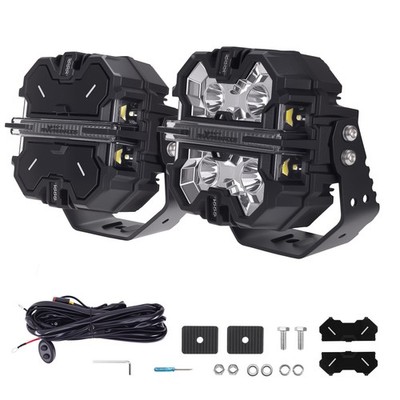 LED Zusatzscheinwerfer 270° Spot Beam 21360LM For Jeep ATV UTV 4WD Off Road