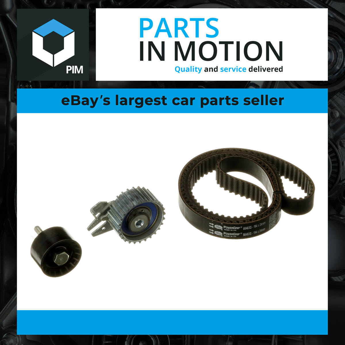 Timing Belt Kit fits FIAT GRANDE PUNTO 199 1.6D 08 to 09 955A3.000 Set Gates New - Image 30