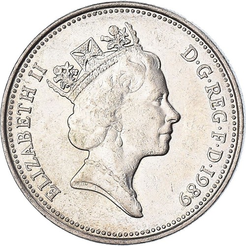 United Kingdom | 5 Pence Coin | Elizabeth II | Km:937 | 1985 - 1990 - Picture 10 of 12