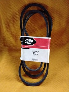 Gates Hi-Power II V-Belt 21/32 Inch x 127 Inch - B124