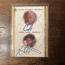 2000-01 SP Authentic - Sign of the Times Dual Courtney Alexander, Donnell Harvey