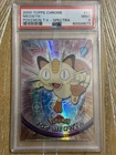 2000 Pokémon Topps Chrome Meowth SPECTRA! PSA 9