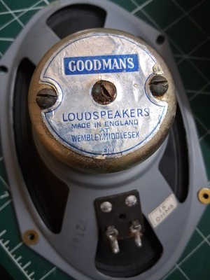 Goodmans LAUTSPRECHER von Hacker Hunter VHF RP38A Radio 15 Ohm 5''x 8'' Baugruppe