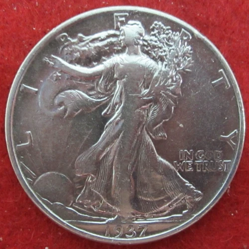 1937-P Walking Liberty Half Dollar — photo from the most recent tracked eBay sale