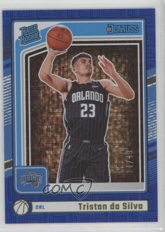 2024 Panini Donruss Rated Choice Blue 14/49 Tristan da Silva #203 Rookie RC 1b7p