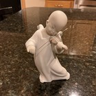 LLADRO Porcelain Matte Figurine Asian Angel Playing Violin #4536 MINT 1977-1984 — photo 9