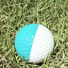 Ping Eyes 2 Aqua/Teal and White Two Tone Golf Ball Ping Eyes 2 Karsten Ball