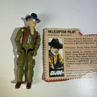 VINTAGE GI JOE ARAH WILD BILL 1983 COMPLETE WITH CARD HASBRO Action Figure