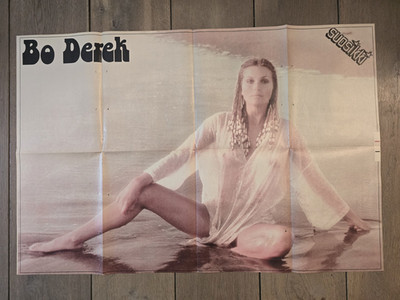 Bo Derek /Crazy Cavan - Mega poster - Very rare - Finland 80 X 54 cm 1981