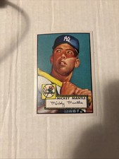 1996 Topps - Mickey Mantle Commemorative Reprints Mickey Mantle #2 1952 Topps