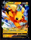 Pikachu V SWSH285 Holo Promo Sword & Shield NM TCG Pokemon Pikachu 0425#21