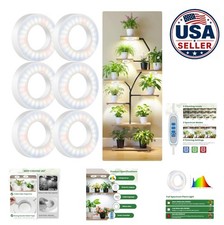 Grow Light for Indoor Plants 36W Full Spectrum 6 Head LED with Timer Dimmable