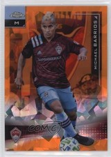 2021 Topps Chrome MLS Sapphire Edition Orange 4/25 Michael Barrios #11 0vl1