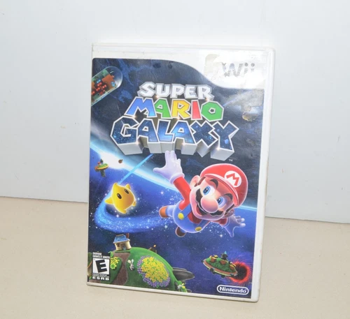 Nintendo Wii SUPER MARIO GALAXY Video Game Complete 2007