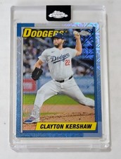 2025 Topps Chrome CLAYTON KERSHAW #T90C-13 Mojo Refractor Silver Pack Encased SP