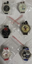 RELOJES Disney Prendedores Minnie Mickey Jack Skellington Juego de 6 Prendedores